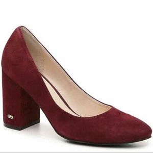 Cole Haan Alanna Pump Burgundy Suede size 6.5